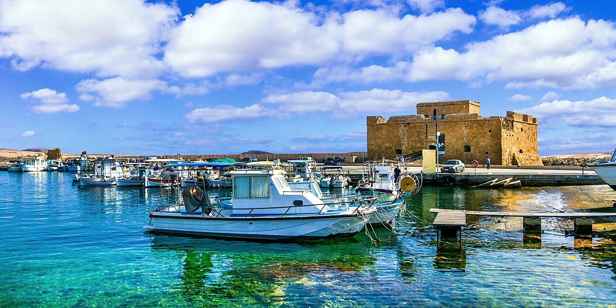 Paphos Castle & Harbour by E-Bike