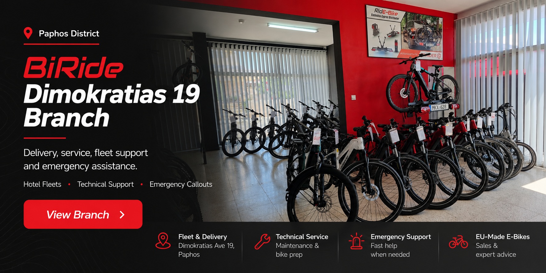 BiRide Dimokratias Branch – Paphos